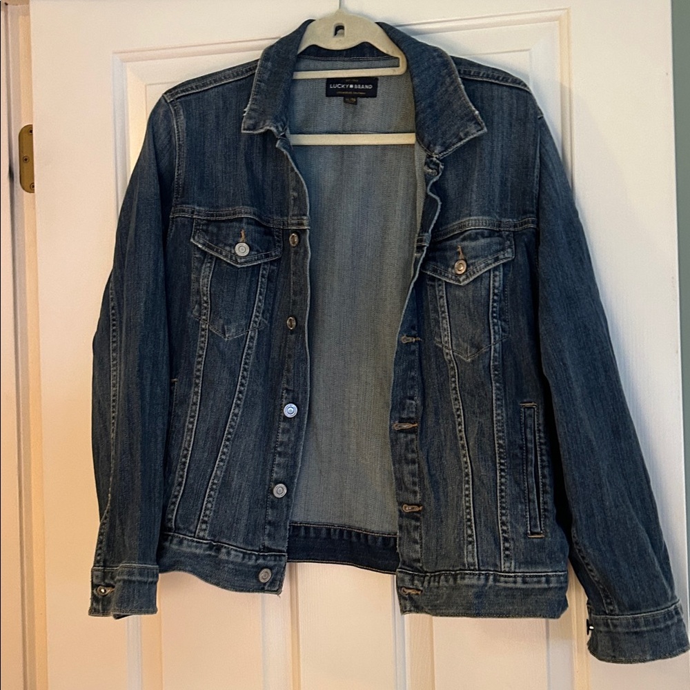 Lucky Brand The Tomboy Trucker Denim Jacket Size XL - Picture 4 of 16